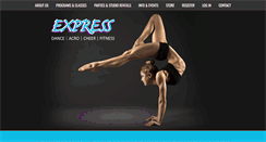 Desktop Screenshot of expressdanceandacro.com